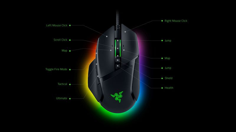 Razer Basilisk V3 programmerbare knapper