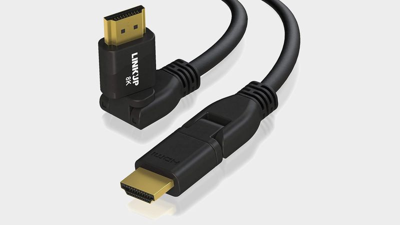 LINKUP HDMI 2.1-Kabel mit drehbarem Winkelanschluss
