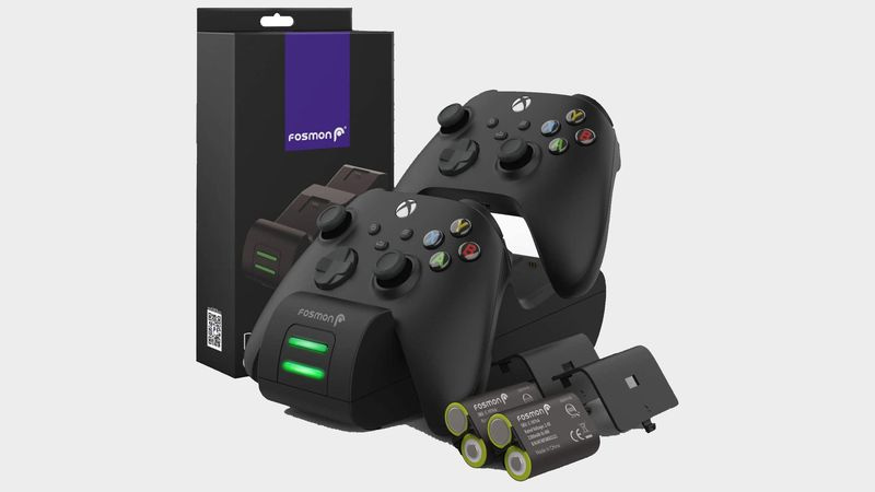 paras xbox-sarja x lisävarusteet: Fosmon Dual Max 2 Charger