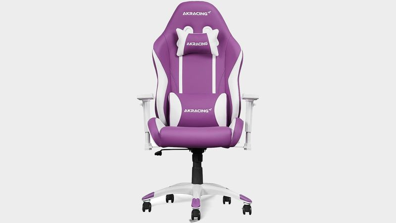 Sedia da gioco rosa AK Racing California