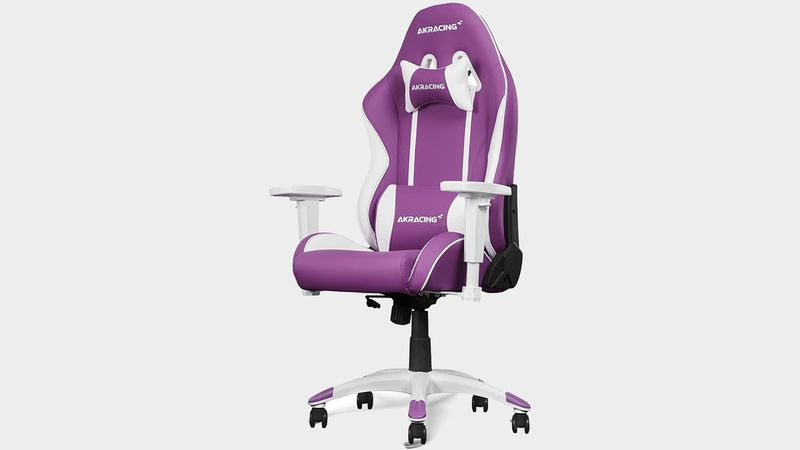 Sedia da gioco rosa AK Racing California