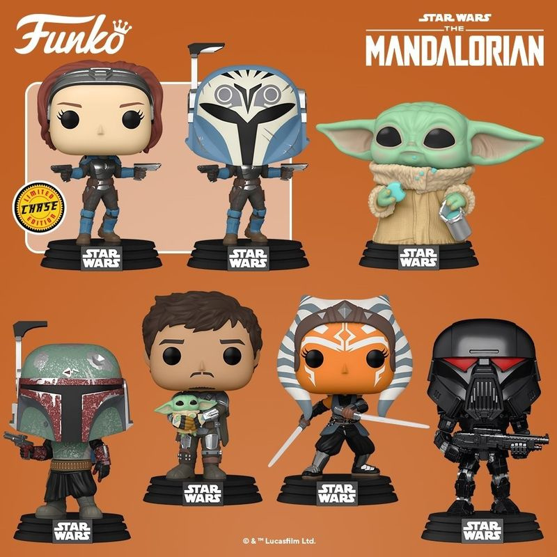 Mandaloriańskie Funko Pops