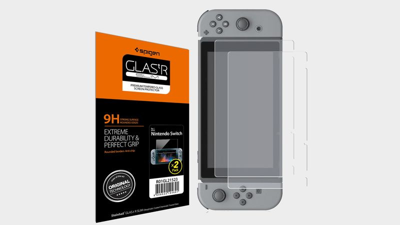 Spigen skjermbeskytter i herdet glass til Nintendo Switch