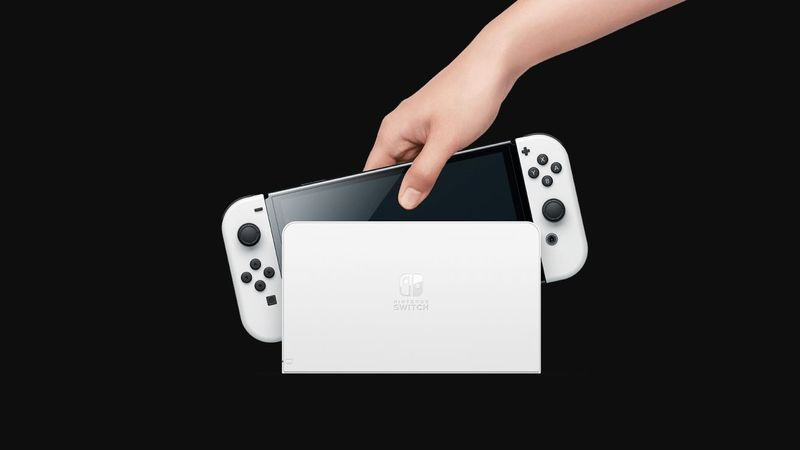 Nintendo Switch OLED hvid