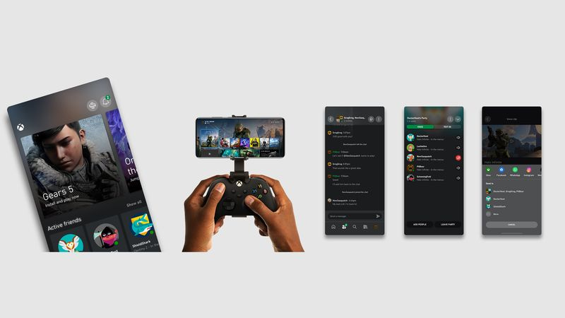 App per dispositivi mobili Xbox