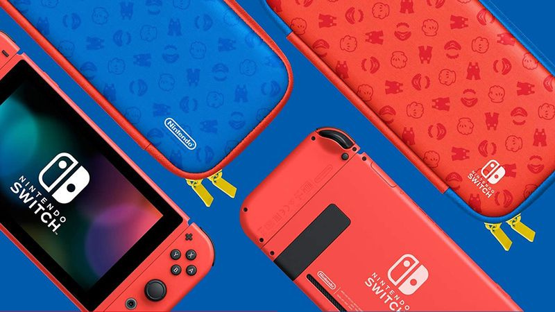 Nintendo Switch Mario Red and Blue Edition