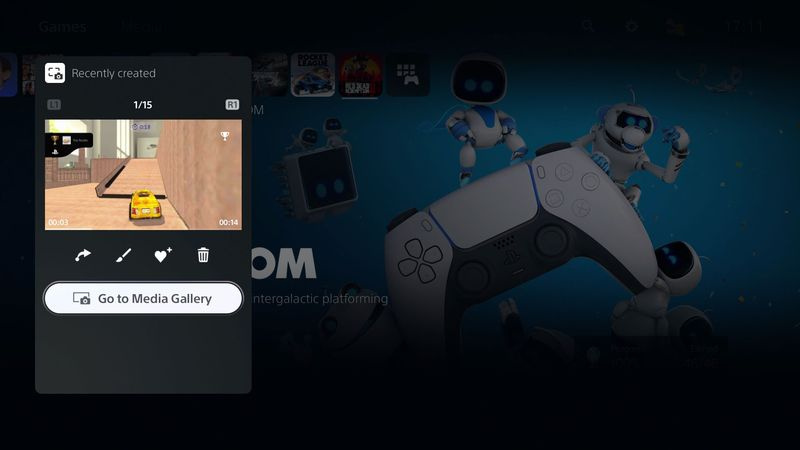PS5 Media Gallery