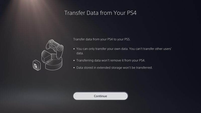 Overfør PS4-spil til PS5