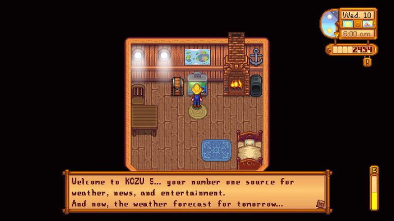 Stardew Valley-Fernseher