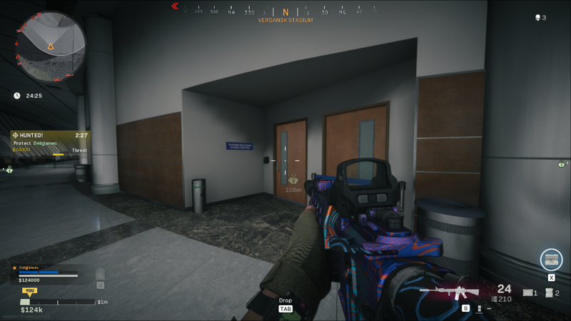 Warzone Stadium deuren: EL21 keycard
