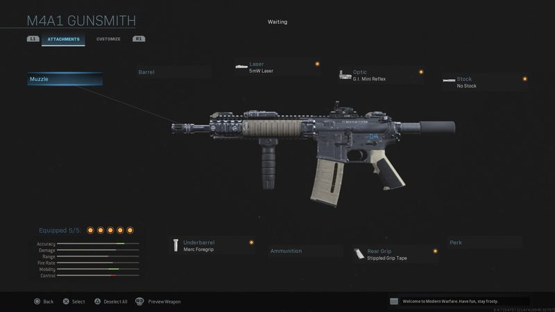 Modern Warfaren parhaat M4A1-rakenteet: Run n Gun