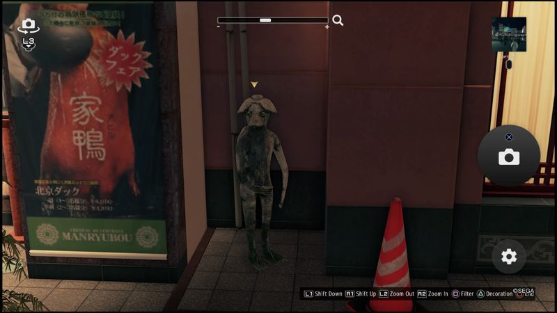 Yakuza som en drage Kappa statuer steder