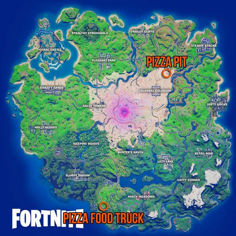 Fortnite Tomato Shrine platskarta