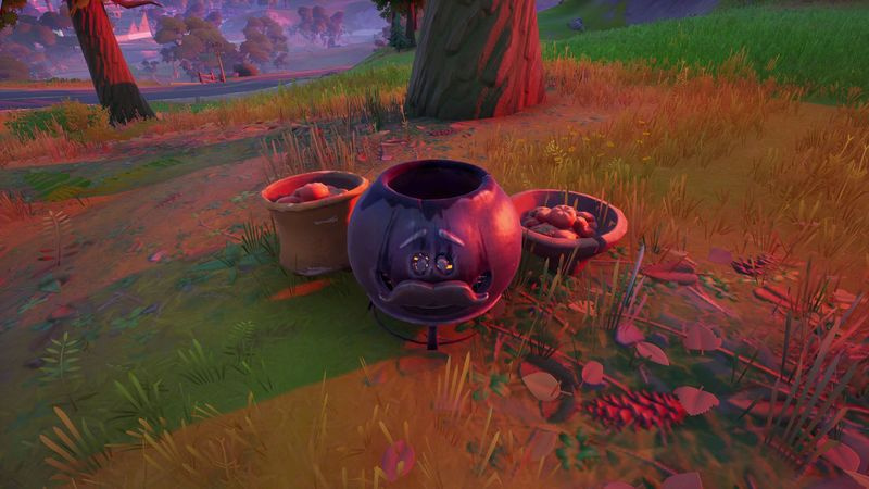Platser för Fortnite Tomato Basket och Tomato Shrine