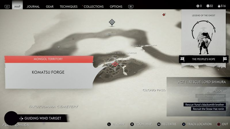 Ghost of Tsushima Komatsu Forge keine Feinde