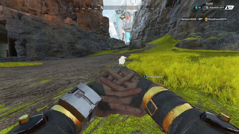 Apex Legends Apex Chronicles Bloodhound finder hvid ravn