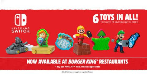 Nintendo-lelut Burger Kingissä