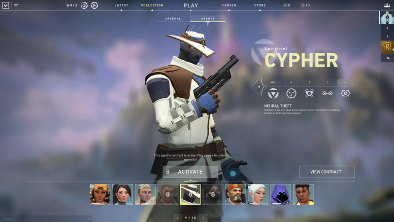 Personaggi valorosi: Cypher
