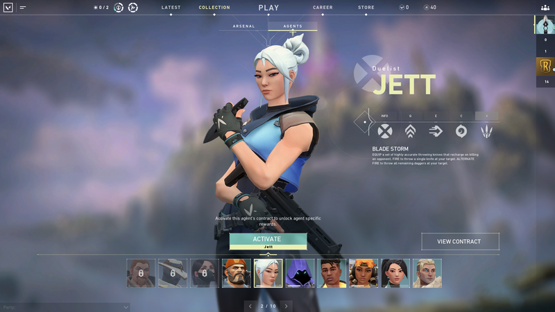 Personaggi di valore: Jett