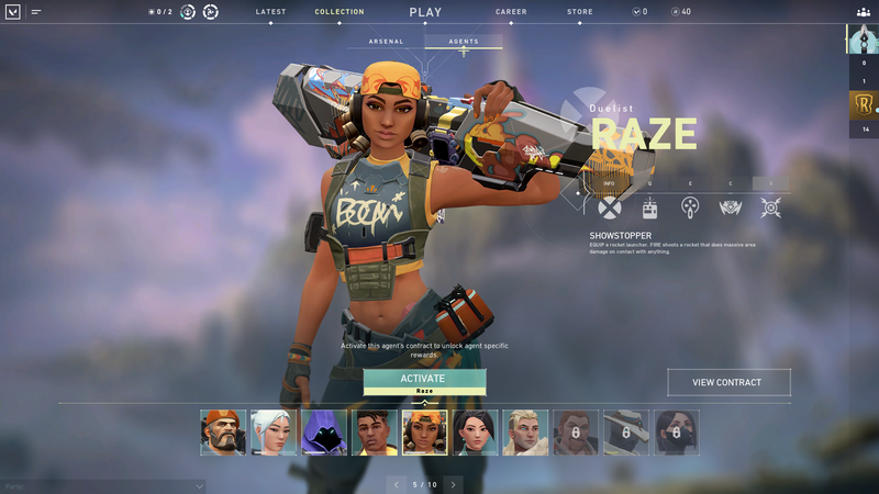 Personaggi valorosi: Raze