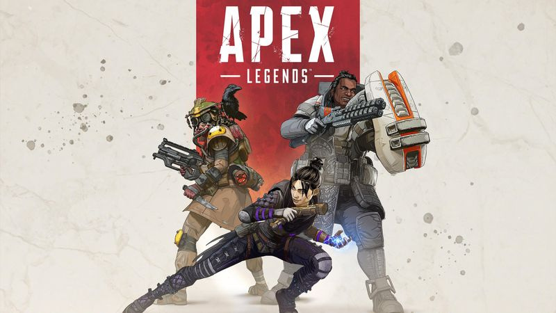 Titelskärmen för Apex Legends, ett av de bästa Battle Royale-spelen