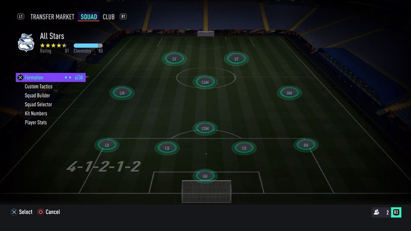 FIFA 21-formationer