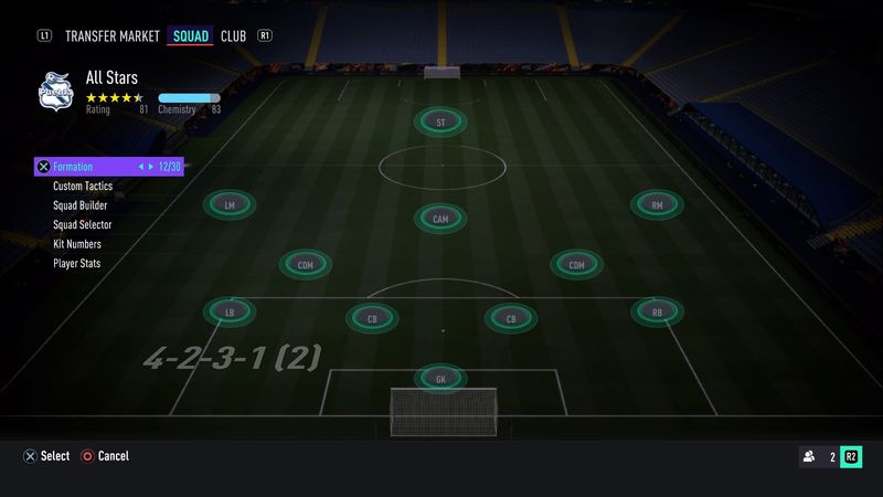 FIFA 21-formationer