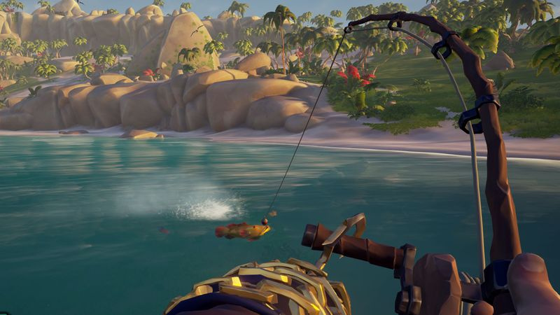 Vissen in Sea of Thieves