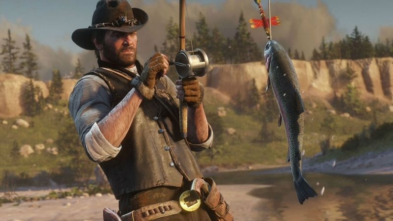 Vissen in Red Dead Redemption 2