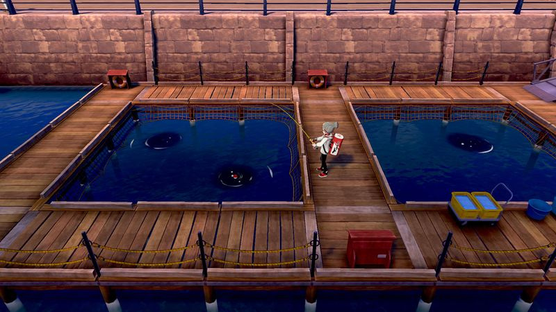 Vissen in Pokemon Sword and Shield