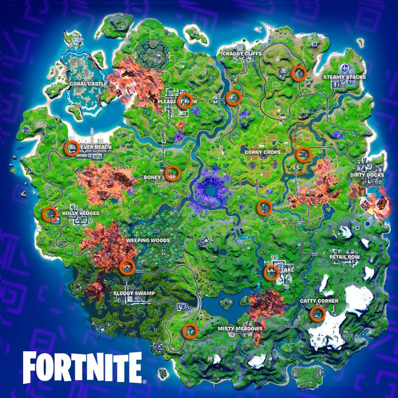 Fortnite bensinstationer
