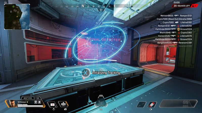 Apex Legends sesong 11 Storm Point Bangalore påskeegg kartbord