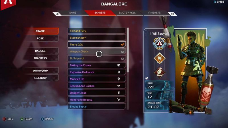 Apex Legends sesong 11 Storm Point Bangalore påskeeggsporere