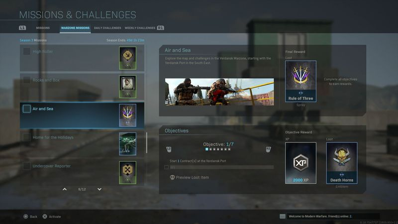 Call of Duty Warzone Missions kausi 3