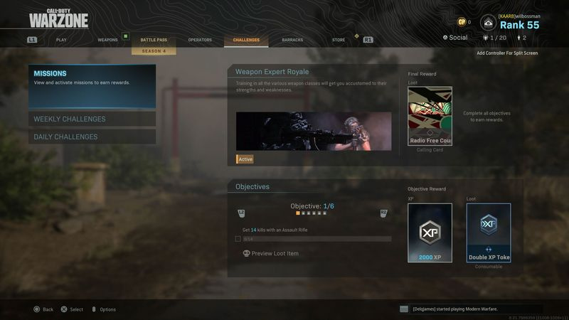 Call of Duty Warzone Missions kausi 4