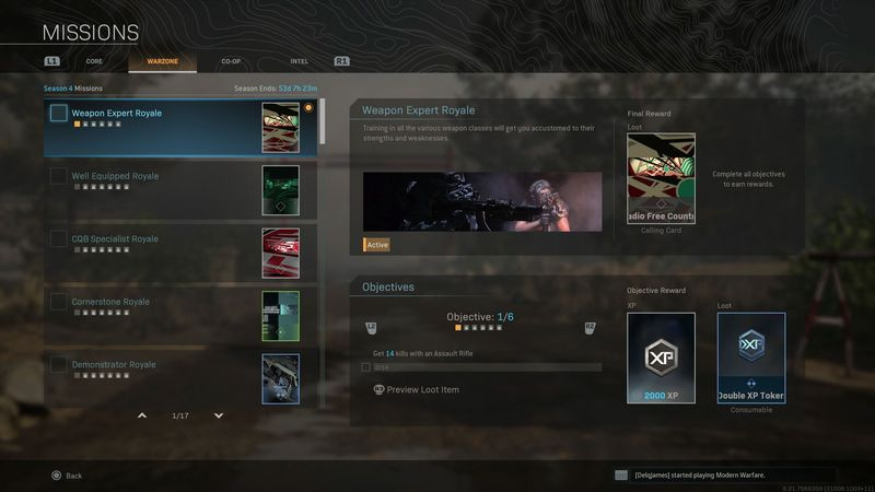 Call of Duty Warzone Missions kausi 4