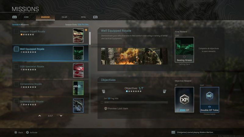 Call of Duty Warzone Missions kausi 4