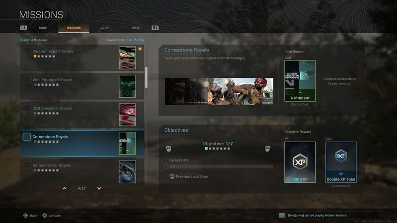 Call of Duty Warzone Missions kausi 4