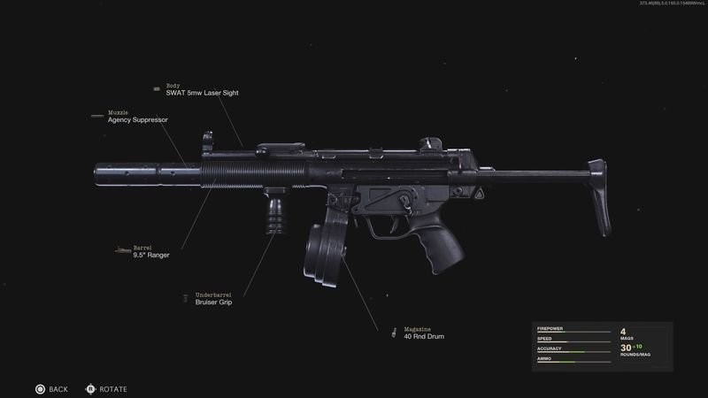 Bedste Cold Warzone MP5 loadout tæt på