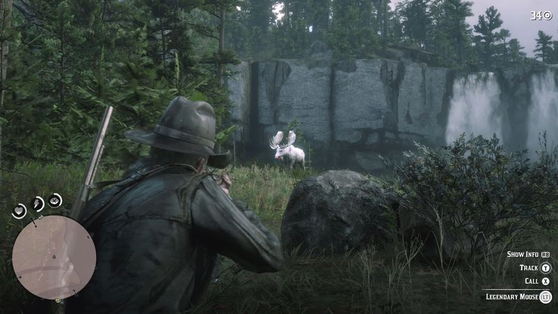 Red Dead Redemption 2 legendaariset eläimet - legendaarinen hirvi