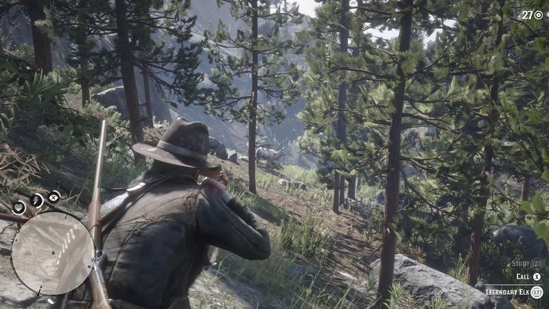 Red Dead Redemption 2 legendaariset eläimet - Legendaarinen hirvi