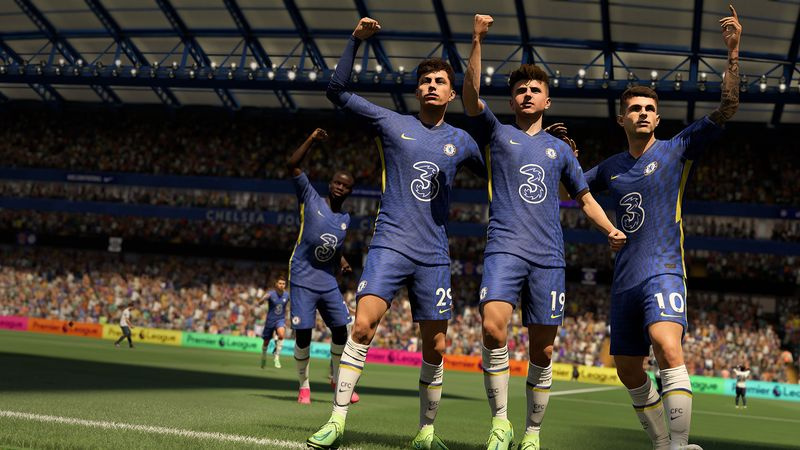 Feiring på banen i FIFA 22