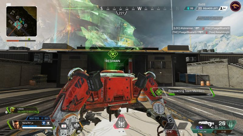 Apex Legends rigenera i Beacon