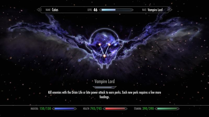 Skyrim vampier