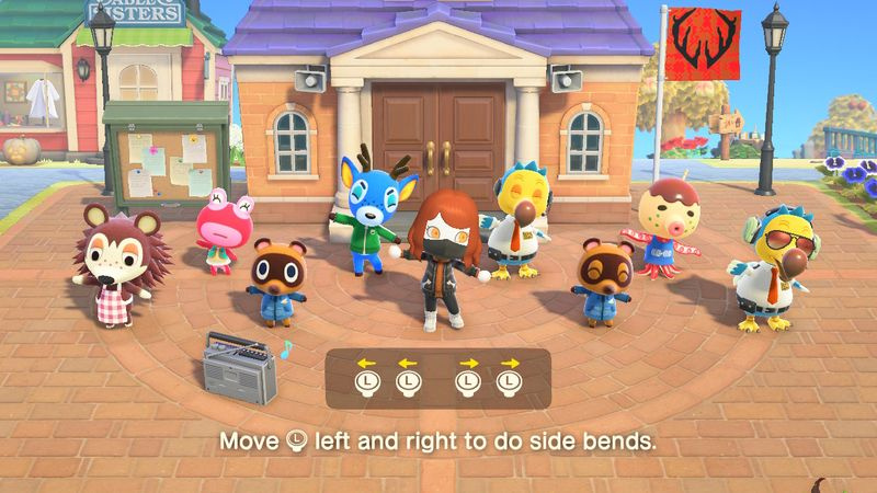 Guida allo stretching del gruppo di Animal Crossing New Horizons