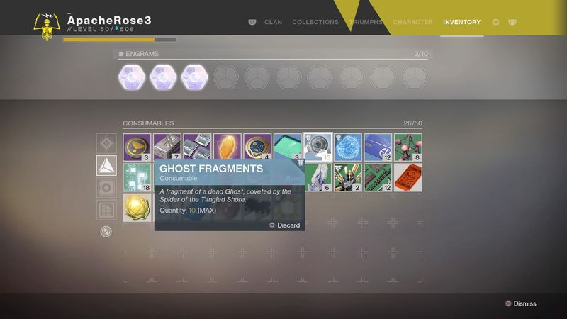 Destiny 2 Forsaken: Ghost Fragments