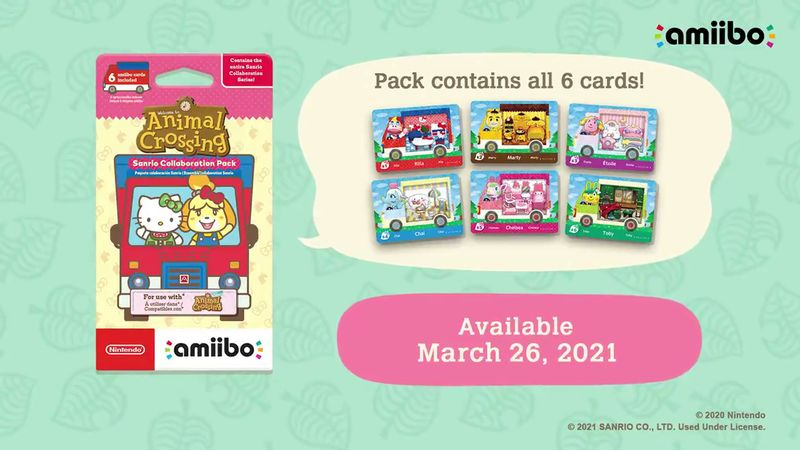 Animal Crossing Sanrio amiibo