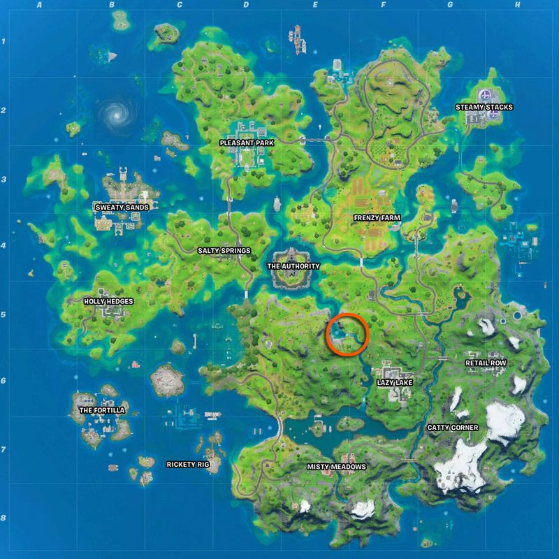Fortnite Aquaman sfida la mappa della splendida Gola