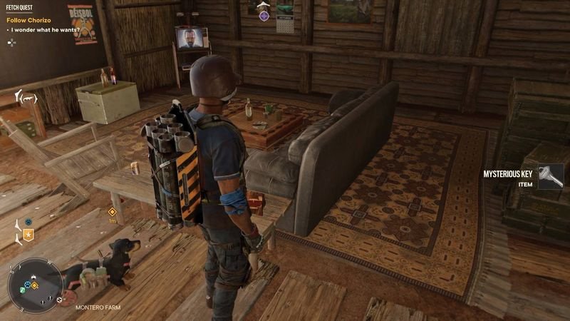 Far Cry 6 lukittu rinnassa mystinen avain