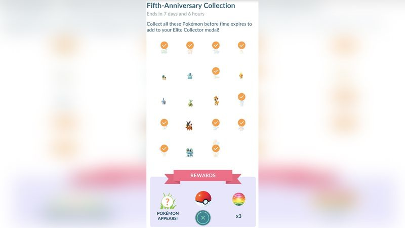 Pokemon Go femårsjubileum